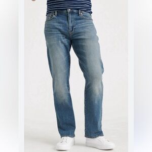 Lucky Brand Vintage Straight Jeans Mens 34x30 Blue Medium Wash Regular Fit